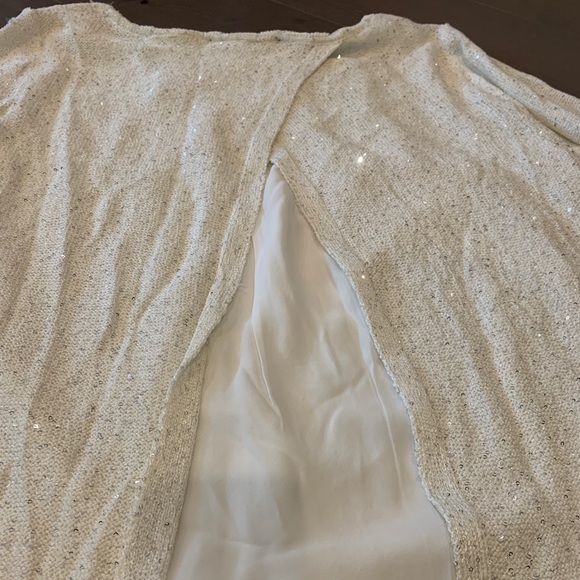 WHBM Cream and silver sweater - Picture 6 of 6